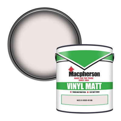 Macpherson Trade Walls & Ceilings Vinyl Matt Emulsion Paint Ncs S 0505-R10B (0505-R10B) 2.5L from B&Q