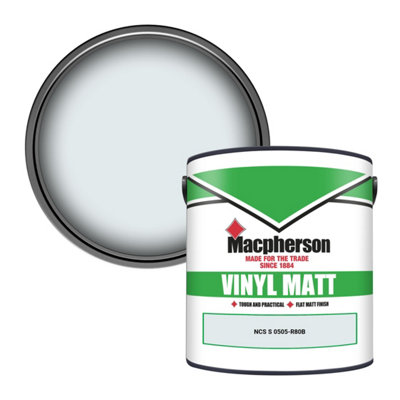 Macpherson Trade Walls & Ceilings Vinyl Matt Emulsion Paint Ncs S 0505-R80B (0505-R80B) 2.5L from B&Q