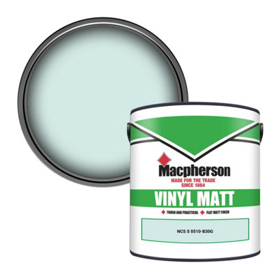 Macpherson Trade Walls & Ceilings Vinyl Matt Emulsion Paint Ncs S 0510-B30G (0510-B30G) 2.5L from B&Q