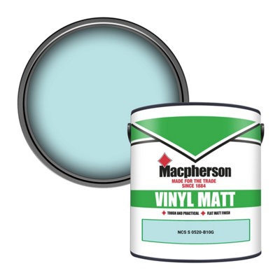 Macpherson Trade Walls & Ceilings Vinyl Matt Emulsion Paint Ncs S 0520-B10G (0520-B10G) 2.5L from B&Q