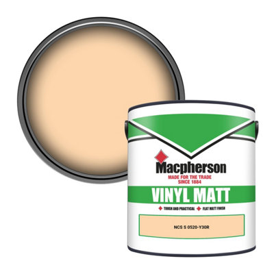Macpherson Trade Walls & Ceilings Vinyl Matt Emulsion Paint Ncs S 0520-Y30R (0520-Y30R) 2.5L from B&Q