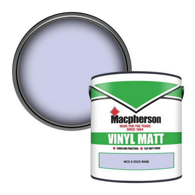 Macpherson Trade Walls & Ceilings Vinyl Matt Emulsion Paint Ncs S 0525-R60B (0525-R60B) 2.5L from B&Q