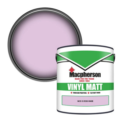 Macpherson Trade Walls & Ceilings Vinyl Matt Emulsion Paint Ncs S 0530-R40B (0530-R40B) 2.5L from B&Q