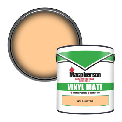 Macpherson Trade Walls & Ceilings Vinyl Matt Emulsion Paint Ncs S 0530-Y30R (0530-Y30R) 2.5L from B&Q