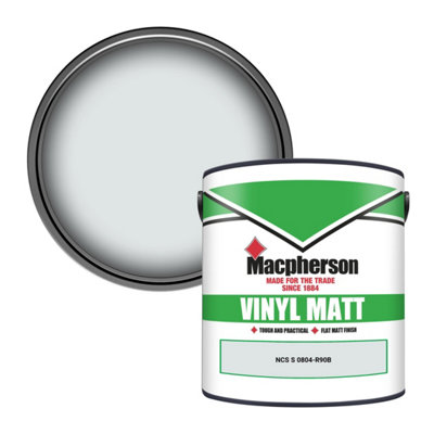 Macpherson Trade Walls & Ceilings Vinyl Matt Emulsion Paint Ncs S 0804-R90B (0804-R90B) 2.5L from B&Q