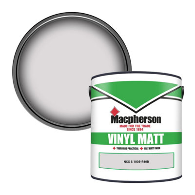 Macpherson Trade Walls & Ceilings Vinyl Matt Emulsion Paint Ncs S 1005-R40B (1005-R40B) 2.5L from B&Q