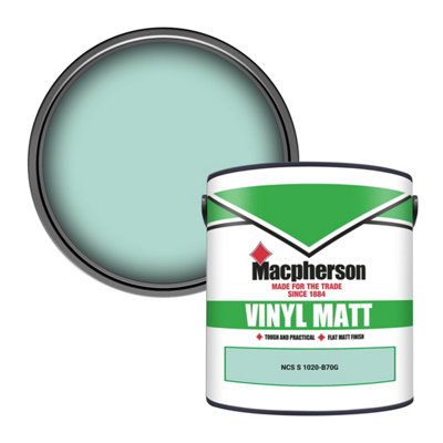 Macpherson Trade Walls & Ceilings Vinyl Matt Emulsion Paint Ncs S 1020-B70G (1020-B70G) 2.5L from B&Q