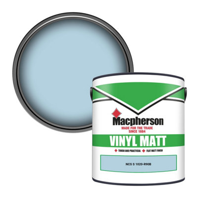 Macpherson Trade Walls & Ceilings Vinyl Matt Emulsion Paint Ncs S 1020-R90B (1020-R90B) 2.5L from B&Q