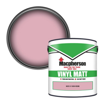 Macpherson Trade Walls & Ceilings Vinyl Matt Emulsion Paint Ncs S 1030-R20B (1030-R20B) 2.5L from B&Q