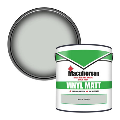 Macpherson Trade Walls & Ceilings Vinyl Matt Emulsion Paint Ncs S 1502-G (1502-G) 2.5L from B&Q