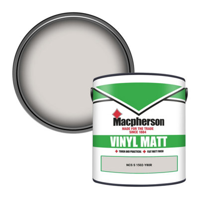 Macpherson Trade Walls & Ceilings Vinyl Matt Emulsion Paint Ncs S 1502-Y80R (1502-Y80R) 2.5L from B&Q