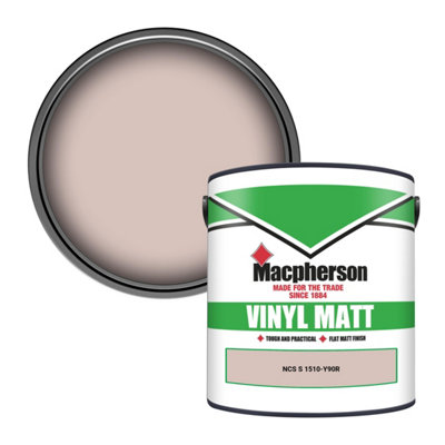 Macpherson Trade Walls & Ceilings Vinyl Matt Emulsion Paint Ncs S 1510-Y90R (1510-Y90R) 2.5L from B&Q