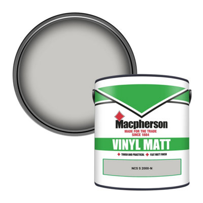 B&Q -  Trade Walls & Ceilings Vinyl Matt Emulsion Paint Ncs S 2000-N (2000-N) 2.5L