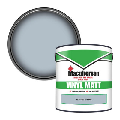 Macpherson Trade Walls & Ceilings Vinyl Matt Emulsion Paint Ncs S 2010-R80B (2010-R80B) 2.5L from B&Q