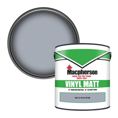 B&Q -  Trade Walls & Ceilings Vinyl Matt Emulsion Paint Ncs S 3010-R70B (3010-R70B) 2.5L