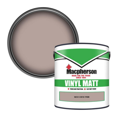 Macpherson Trade Walls & Ceilings Vinyl Matt Emulsion Paint Ncs S 3010-Y90R (3010-Y90R) 2.5L from B&Q