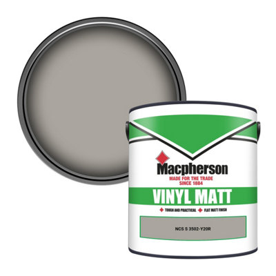 Macpherson Trade Walls & Ceilings Vinyl Matt Emulsion Paint Ncs S 3502-Y20R (3502-Y20R) 2.5L from B&Q