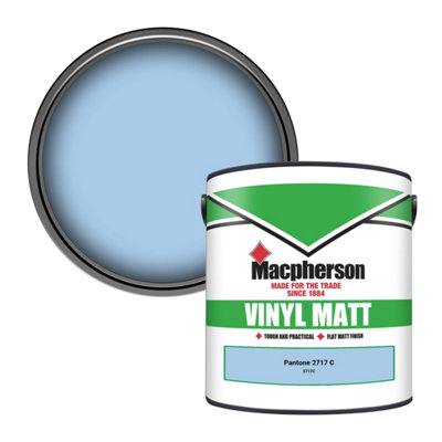 B&Q -  Trade Walls & Ceilings Vinyl Matt Emulsion Paint Pantone 2717 C (2717C) 2.5L