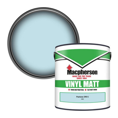 B&Q -  Trade Walls & Ceilings Vinyl Matt Emulsion Paint Pantone 290 C (290C) 2.5L
