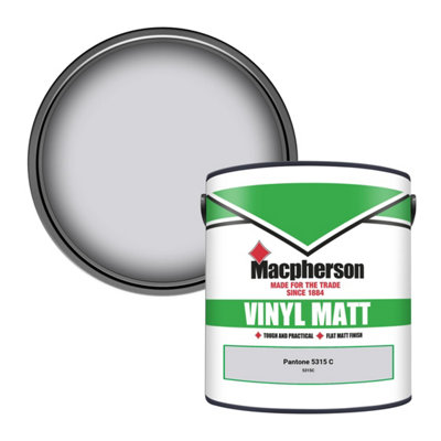 B&Q -  Trade Walls & Ceilings Vinyl Matt Emulsion Paint Pantone 5315 C (5315C) 2.5L