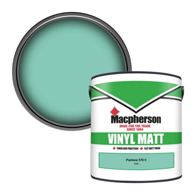 B&Q -  Trade Walls & Ceilings Vinyl Matt Emulsion Paint Pantone 570 C (570C) 2.5L