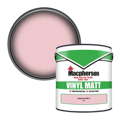 B&Q -  Trade Walls & Ceilings Vinyl Matt Emulsion Paint Pantone 699 C (699C) 2.5L
