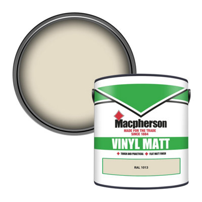 Macpherson Trade Walls & Ceilings Vinyl Matt Emulsion Paint Ral 1013 (1013) 2.5L from B&Q