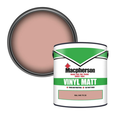 Macpherson Trade Walls & Ceilings Vinyl Matt Emulsion Paint Ral 040 70 20 (040 70 20) 2.5L from B&Q