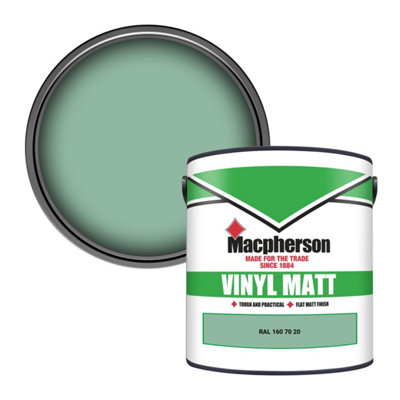 Macpherson Trade Walls & Ceilings Vinyl Matt Emulsion Paint Ral 160 70 20 (160 70 20) 2.5L from B&Q