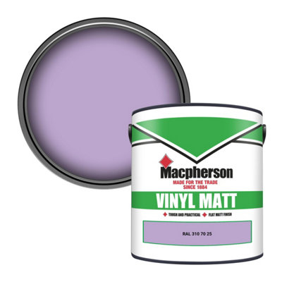 Macpherson Trade Walls & Ceilings Vinyl Matt Emulsion Paint Ral 310 70 25 (310 70 25) 2.5L from B&Q