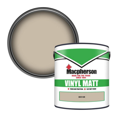 B&Q -  Trade Walls & Ceilings Vinyl Matt Emulsion Paint (B0510R) 2.5L