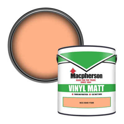 Macpherson Trade Walls & Ceilings Vinyl Matt Emulsion Paint Ncs 0040-Y50R (0040-Y50R) 2.5L from B&Q