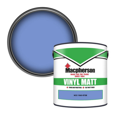 Macpherson Trade Walls & Ceilings Vinyl Matt Emulsion Paint Ncs 1060-R70B (1060-R70B) 2.5L from B&Q