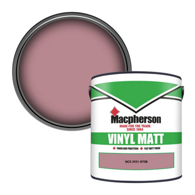 Macpherson Trade Walls & Ceilings Vinyl Matt Emulsion Paint Ncs 2931-R70B (2931-R70B) 2.5L from B&Q