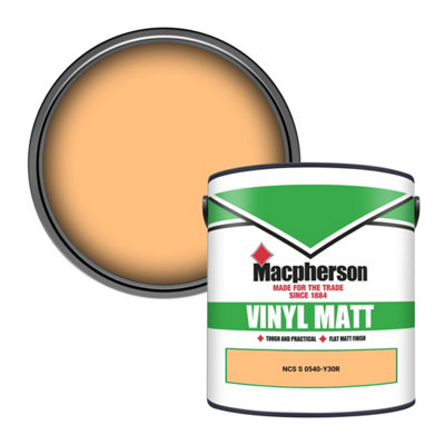 Macpherson Trade Walls & Ceilings Vinyl Matt Emulsion Paint Ncs S 0540-Y30R (0540-Y30R) 2.5L from B&Q