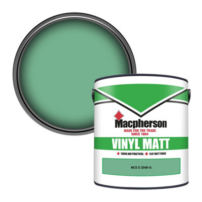 B&Q -  Trade Walls & Ceilings Vinyl Matt Emulsion Paint Ncs S 2040-G (2040-G) 2.5L
