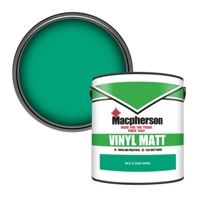 Macpherson Trade Walls & Ceilings Vinyl Matt Emulsion Paint Ncs S 2060-B90G (2060-B90G) 2.5L from B&Q
