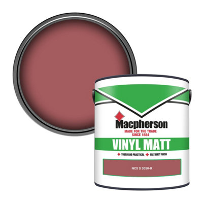 Macpherson Trade Walls & Ceilings Vinyl Matt Emulsion Paint Ncs S 3050-R (3050-R) 2.5L from B&Q