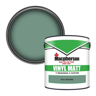 Macpherson Trade Walls & Ceilings Vinyl Matt Emulsion Paint Ncs S 4020-B90G (4020-B90G) 2.5L from B&Q