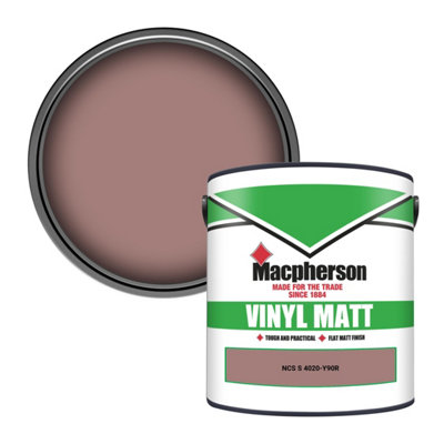 Macpherson Trade Walls & Ceilings Vinyl Matt Emulsion Paint Ncs S 4020-Y90R (4020-Y90R) 2.5L from B&Q