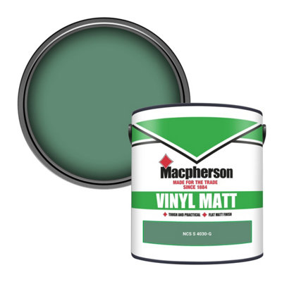 Macpherson Trade Walls & Ceilings Vinyl Matt Emulsion Paint Ncs S 4030-G (4030-G) 2.5L from B&Q