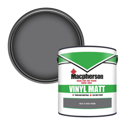 Macpherson Trade Walls & Ceilings Vinyl Matt Emulsion Paint Ncs S 6502-R50B (6502-R50B) 2.5L from B&Q