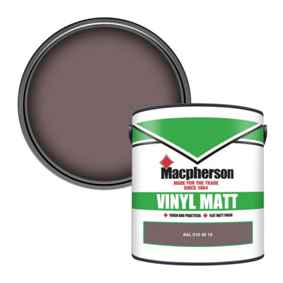 Macpherson Trade Walls & Ceilings Vinyl Matt Emulsion Paint Ral 010 40 10 (010 40 10) 2.5L from B&Q