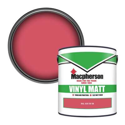Macpherson Trade Walls & Ceilings Vinyl Matt Emulsion Paint Ral 020 50 58 (020 50 58) 2.5L from B&Q