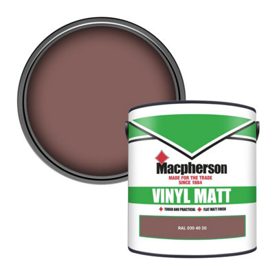 Macpherson Trade Walls & Ceilings Vinyl Matt Emulsion Paint Ral 030 40 20 (030 40 20) 2.5L from B&Q