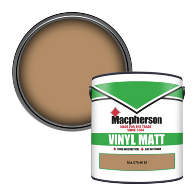 Macpherson Trade Walls & Ceilings Vinyl Matt Emulsion Paint Ral 070 60 30 (070 60 30) 2.5L from B&Q