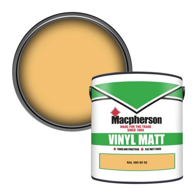 Macpherson Trade Walls & Ceilings Vinyl Matt Emulsion Paint Ral 080 80 50 (080 80 50) 2.5L from B&Q