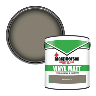 Macpherson Trade Walls & Ceilings Vinyl Matt Emulsion Paint Ral 090 50 10 (090 50 10) 2.5L from B&Q