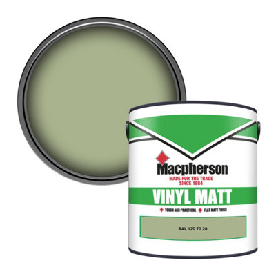 Macpherson Trade Walls & Ceilings Vinyl Matt Emulsion Paint Ral 120 70 20 (120 70 20) 2.5L from B&Q
