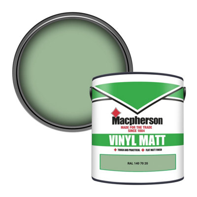 Macpherson Trade Walls & Ceilings Vinyl Matt Emulsion Paint Ral 140 70 20 (140 70 20) 2.5L from B&Q